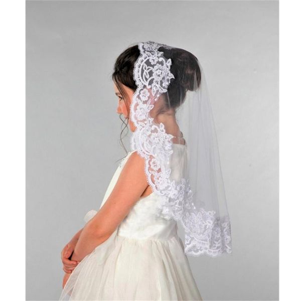 bridal veils 2021 ishsy wedding flower girls first communion applique edge one layer children kids tulle veil voile fille velo de novia, Black
bridal veils 2021 ishsy wedding flower girls first communion applique edge one layer children kids tulle veil voile fille velo de novia, Black