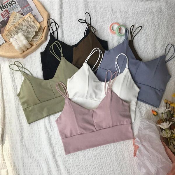 camisoles & tanks women tank crop seamless underwear female lingerie streetwear sleeveless removable padded camisole femme, Black;white
camisoles & tanks women tank crop seamless underwear female lingerie streetwear sleeveless removable padded camisole femme, Black;white