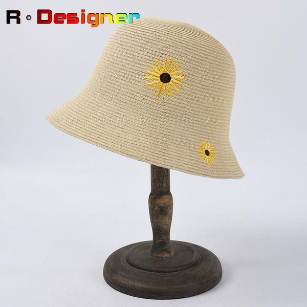 wide brim hats spring and summer style embroidered sun hat female japanese wild bucket retro beggar korean small cornice, Blue;gray
wide brim hats spring and summer style embroidered sun hat female japanese wild bucket retro beggar korean small cornice, Blue;gray