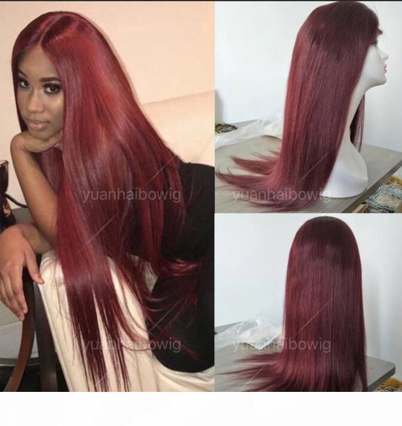 grade burgundy full lace wig virgin peruvian human hair straight glueless lace front wig ing, Black;brown
grade burgundy full lace wig virgin peruvian human hair straight glueless lace front wig ing, Black;brown