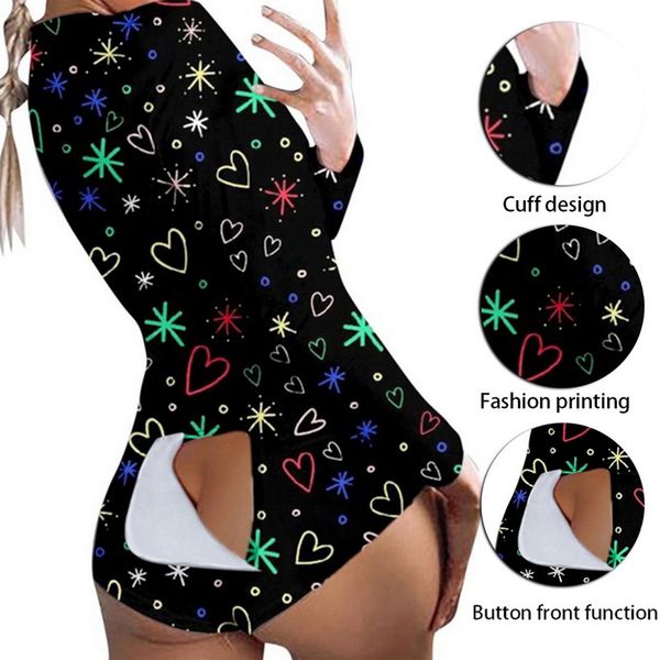 sexyy women one piece pajamas slim nightgown butterfly print bodysuit button flap long sleeve homewear shorts v neck sleepwear
sexyy women one piece pajamas slim nightgown butterfly print bodysuit button flap long sleeve homewear shorts v neck sleepwear