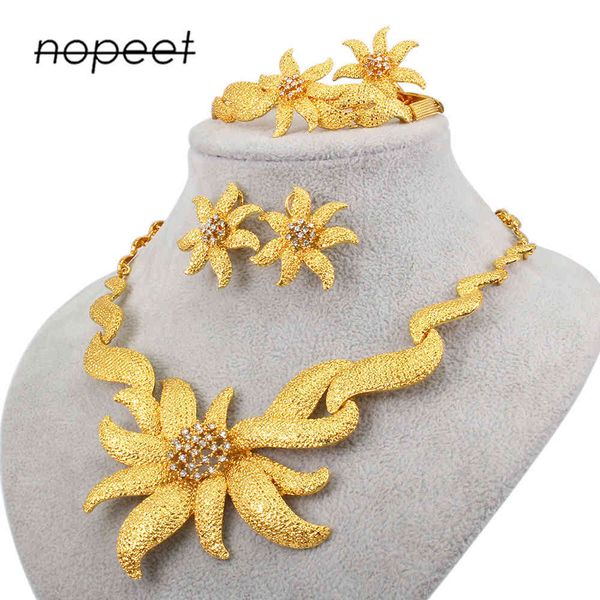 jewelry set dubai 24k gold jewelry indian women's wedding bride necklace ring earring bracelet four piece a090912, Slivery;golden
jewelry set dubai 24k gold jewelry indian women's wedding bride necklace ring earring bracelet four piece a090912, Slivery;golden
