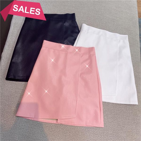 skirts autumn and winter net red same simple versatile show thin sweet candy color high waist leather skirt for women, Black
skirts autumn and winter net red same simple versatile show thin sweet candy color high waist leather skirt for women, Black