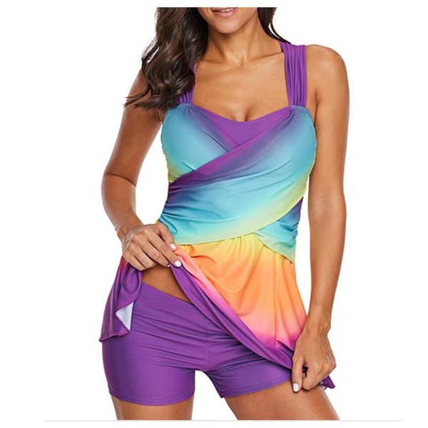 women's swimwear 2021 printed sports bikini tie dye halter neck beach beachwear, White;black 
women's swimwear 2021 printed sports bikini tie dye halter neck beach beachwear, White;black