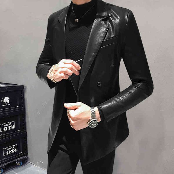 men's leather & faux clothing brand casual male leather jacket/male fine motorcycle fit fake s-2xl 7e46, Black
men's leather & faux clothing brand casual male leather jacket/male fine motorcycle fit fake s-2xl 7e46, Black