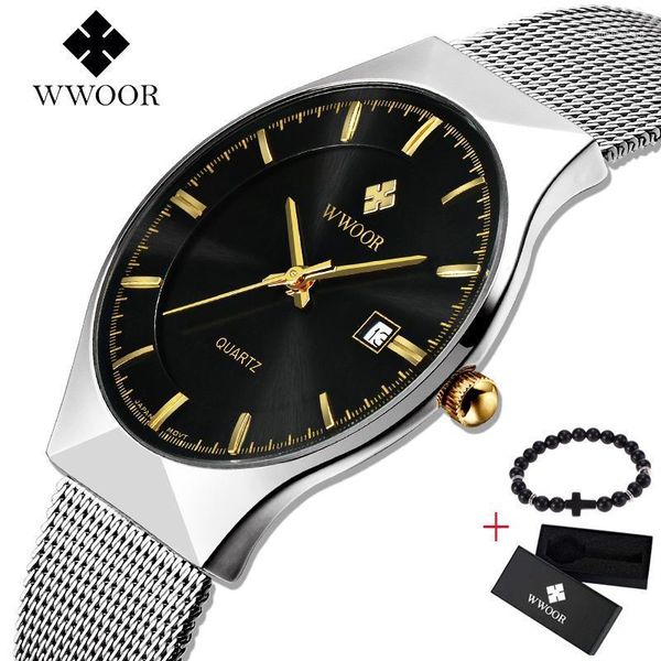 wristwatches men's watches waterproof ultra thin date clock male steel strap casual quartz watch men sport wrist, Slivery;brown
wristwatches men's watches waterproof ultra thin date clock male steel strap casual quartz watch men sport wrist, Slivery;brown