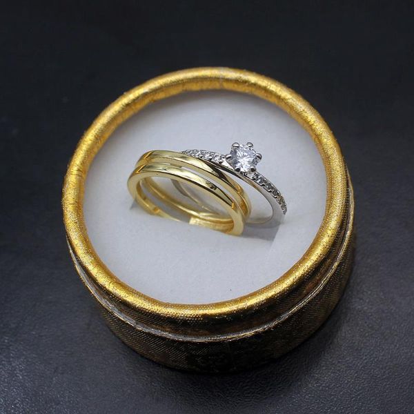 wedding rings hermosa arrival special yellow gold whitez double band promise ring fashion jewelry for mom gifts, Slivery;golden
wedding rings hermosa arrival special yellow gold whitez double band promise ring fashion jewelry for mom gifts, Slivery;golden