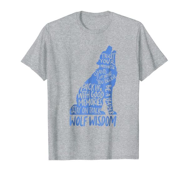 wolf wisdom t-shirt - wolves inspirational tshirt gift, White;black
wolf wisdom t-shirt - wolves inspirational tshirt gift, White;black
