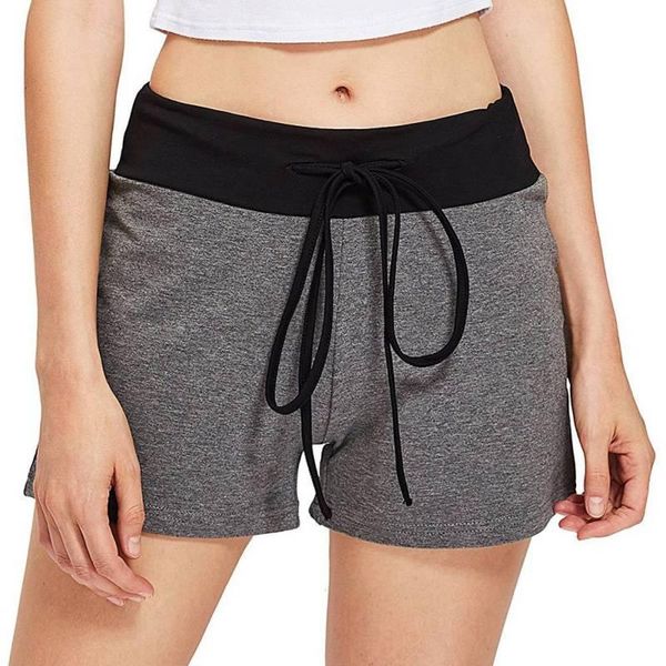 women's shorts women comfy home fitness sporting short patchwork drawstring elastic waist slim female casual jogger wear, White;black
women's shorts women comfy home fitness sporting short patchwork drawstring elastic waist slim female casual jogger wear, White;black