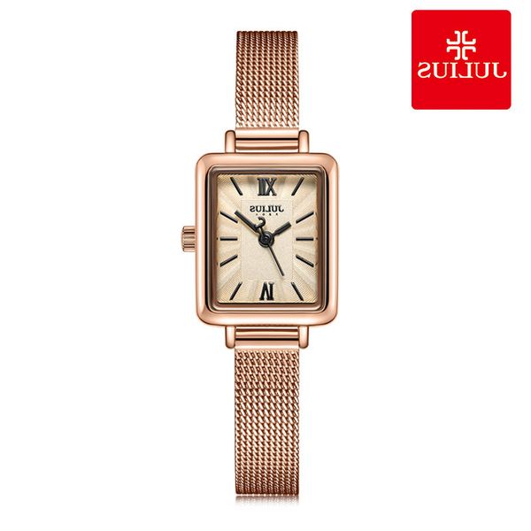 small women's watch julius japan quartz mini hours clock fine fashion stainless steel bracelet simple birthday girl's gift box, Slivery;brown
small women's watch julius japan quartz mini hours clock fine fashion stainless steel bracelet simple birthday girl's gift box, Slivery;brown