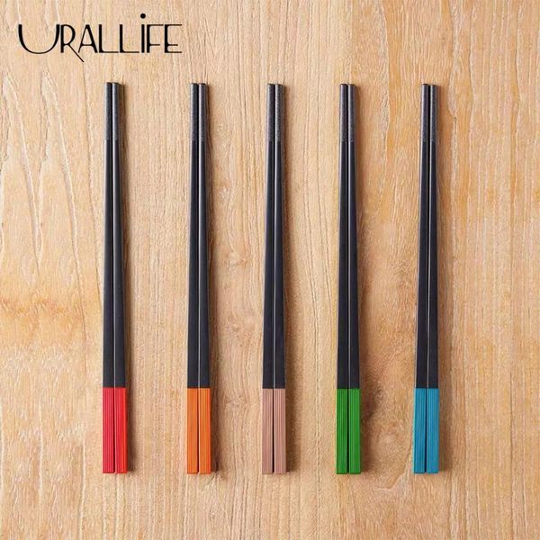 urallife 5pairs/set chopsticks rainbow color reusable chopstick set mental alloy japanese korea chopstick kitchen tableware gift
urallife 5pairs/set chopsticks rainbow color reusable chopstick set mental alloy japanese korea chopstick kitchen tableware gift