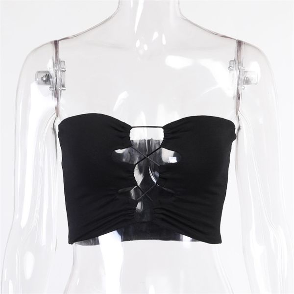 modal tank women cut out strapless black bodycon crop bustier summer casual club party wear basic vest 2021 new s, White
modal tank women cut out strapless black bodycon crop bustier summer casual club party wear basic vest 2021 new s, White