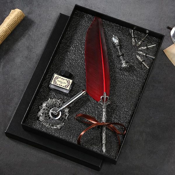 fountain pens natuurlijke ganzenveren gedoopt in water vulpen kalligrafie luxe gift box set veer
fountain pens natuurlijke ganzenveren gedoopt in water vulpen kalligrafie luxe gift box set veer