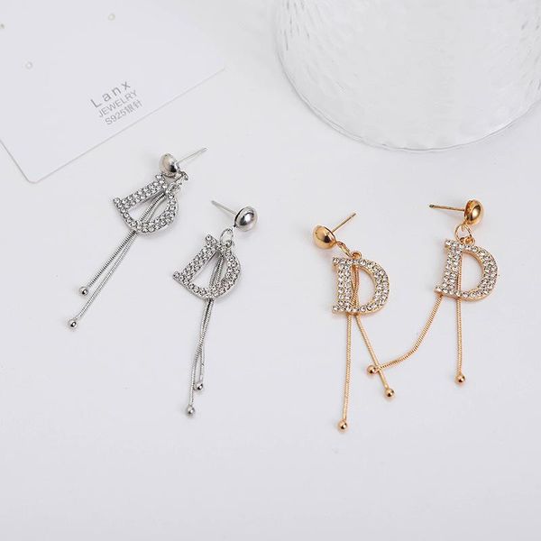 dangle & chandelier long chain letter d hanging earrings for women crystal big earring wedding jewelry statement pendientes, Silver
dangle & chandelier long chain letter d hanging earrings for women crystal big earring wedding jewelry statement pendientes, Silver