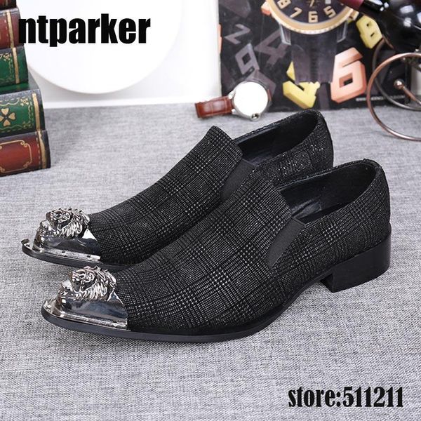 dress shoes 2021 style front metal toe men fashion pointed oxfords wedding and party slip on men's shoes us6-us12, Black
dress shoes 2021 style front metal toe men fashion pointed oxfords wedding and party slip on men's shoes us6-us12, Black