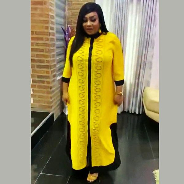 casual dresses 2021 african for women muslim long dress length fashion lady africa clothing maxi, Black;gray
casual dresses 2021 african for women muslim long dress length fashion lady africa clothing maxi, Black;gray