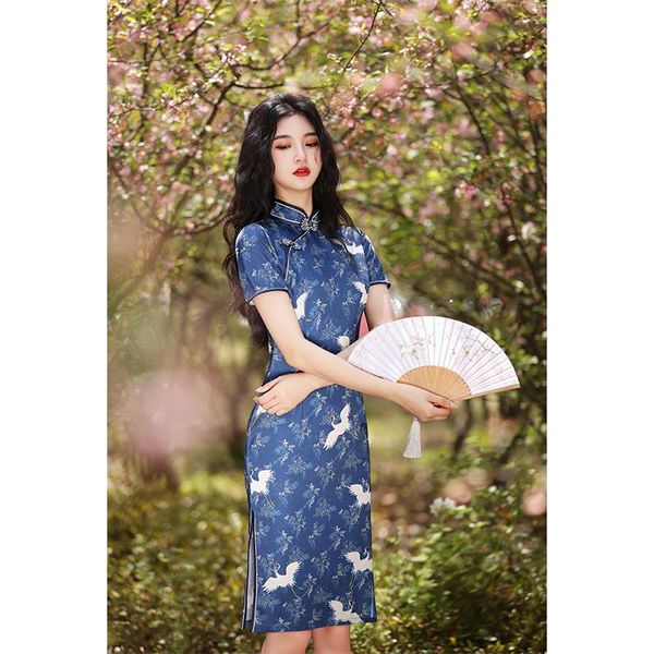 ethnic clothing chinese dress woman blue plus large size qipao satin cheongsam long traditional retro oriental, Red
ethnic clothing chinese dress woman blue plus large size qipao satin cheongsam long traditional retro oriental, Red