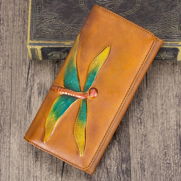wallets genuine leather large purse women's wallet retro female long thin zipper card holder 2021 first layer, Red;black
wallets genuine leather large purse women's wallet retro female long thin zipper card holder 2021 first layer, Red;black