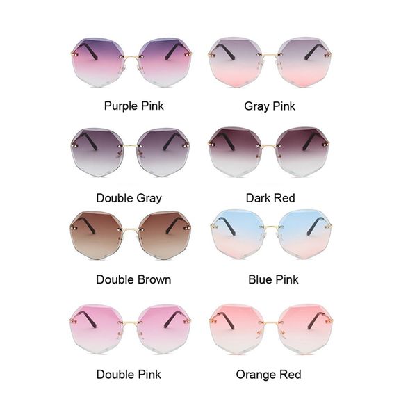 fashion rimless sunglasses women brand designer polygon gradient sun glasses cutting lens ladies frameless metal eyeglasses
fashion rimless sunglasses women brand designer polygon gradient sun glasses cutting lens ladies frameless metal eyeglasses