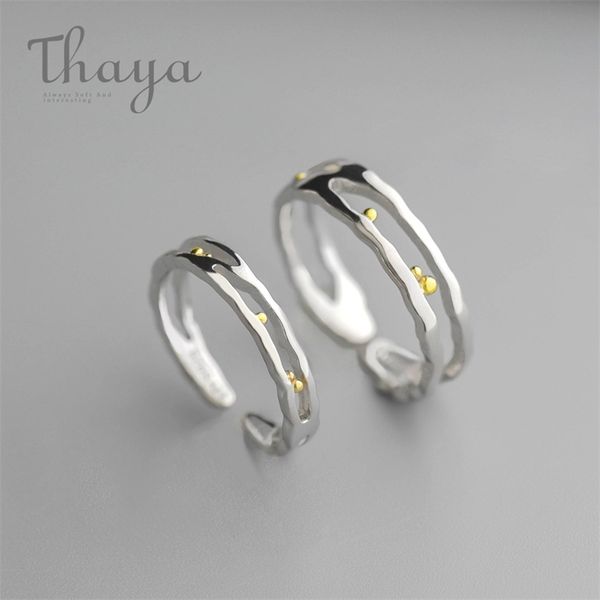 thaya wedding bands rings s925 sterling silver classic waves gold beads trendy jewelry ladies for women gift elegant 211217, Slivery;golden
thaya wedding bands rings s925 sterling silver classic waves gold beads trendy jewelry ladies for women gift elegant 211217, Slivery;golden