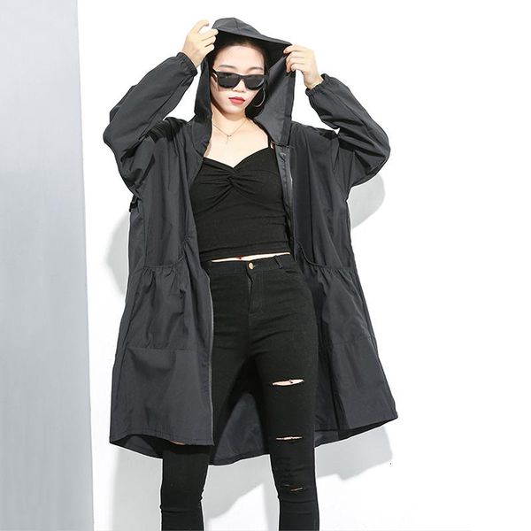 2021 new women transparent fashion tide waterproof raincoats long hooded windbreaker knee-length outdoors rainwear, Tan;black
2021 new women transparent fashion tide waterproof raincoats long hooded windbreaker knee-length outdoors rainwear, Tan;black