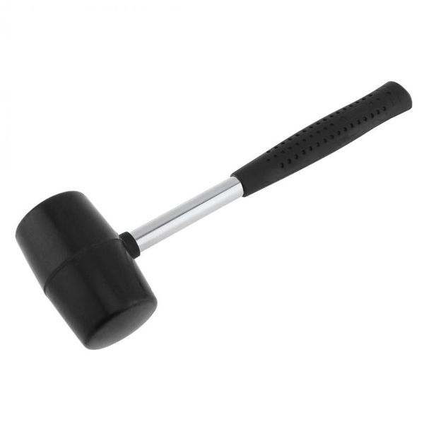 hand tools black rubber hammer non-elastic tile with round head and non-slip handle diy tool
hand tools black rubber hammer non-elastic tile with round head and non-slip handle diy tool