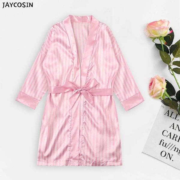 women's sleepwear ladies pink striped printed nightgown pajamas satin silk women nightdress lingerie robes underwear, Black;red
women's sleepwear ladies pink striped printed nightgown pajamas satin silk women nightdress lingerie robes underwear, Black;red