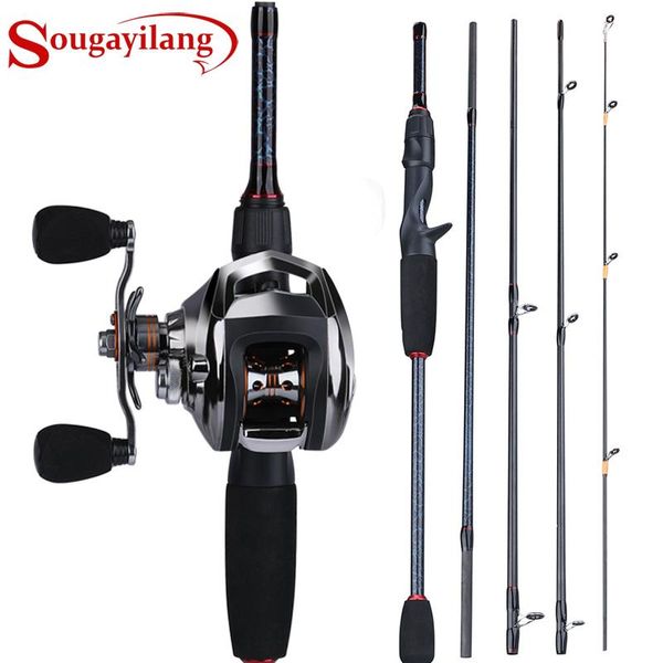 sougayilang 4 sections 1.8-2.4m fishing rod and 18+1bb baitcasting reel carbon and casting fishing reel sets
sougayilang 4 sections 1.8-2.4m fishing rod and 18+1bb baitcasting reel carbon and casting fishing reel sets
