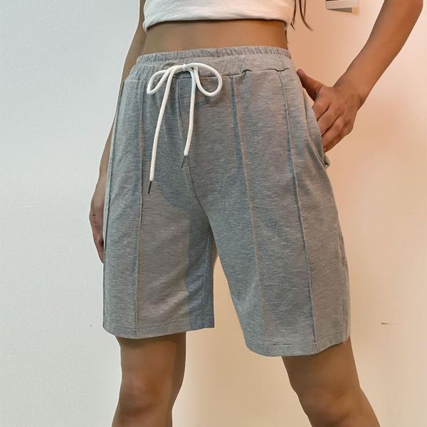 women's shorts summer 2021 straight wide leg women high waist short pants gray lace up drawstring sweatshorts pantalones cortos de muje, White;black
women's shorts summer 2021 straight wide leg women high waist short pants gray lace up drawstring sweatshorts pantalones cortos de muje, White;black