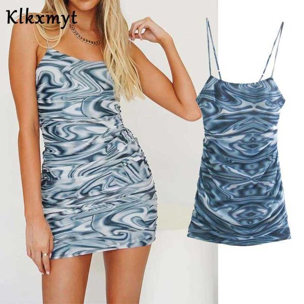 klkxmyt za dress women fashion print mini dresses summer woman backless spaghetti strap folds slim vestido 210527, Black;gray
klkxmyt za dress women fashion print mini dresses summer woman backless spaghetti strap folds slim vestido 210527, Black;gray
