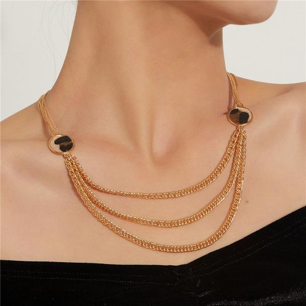 pendant necklaces 2021 europe america fashion multi-layer women leopard necklace clavicle metal neck chain couple gift female jewelry, Silver
pendant necklaces 2021 europe america fashion multi-layer women leopard necklace clavicle metal neck chain couple gift female jewelry, Silver