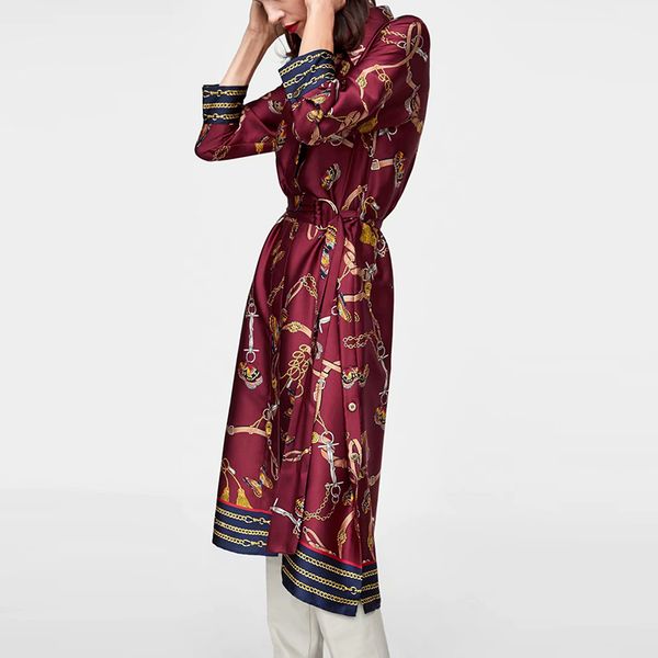 women spring long sleeve sashes maxi dress vintage chain butterfly print female long dress casual split a-line dresses, Black;gray
women spring long sleeve sashes maxi dress vintage chain butterfly print female long dress casual split a-line dresses, Black;gray