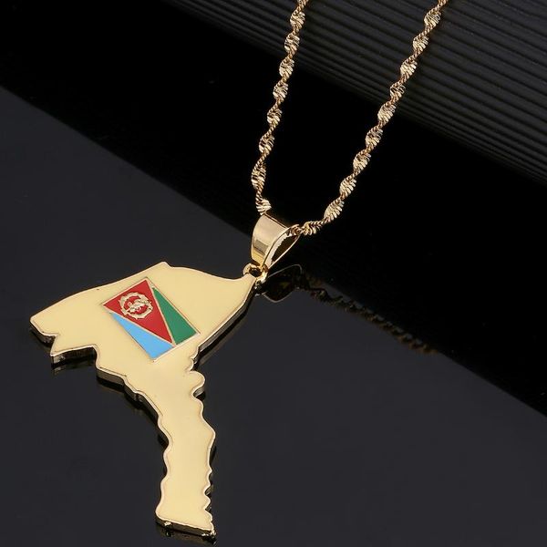 pendant necklaces gold color eritrea map flag women men africa of chain jewelry, Silver
pendant necklaces gold color eritrea map flag women men africa of chain jewelry, Silver