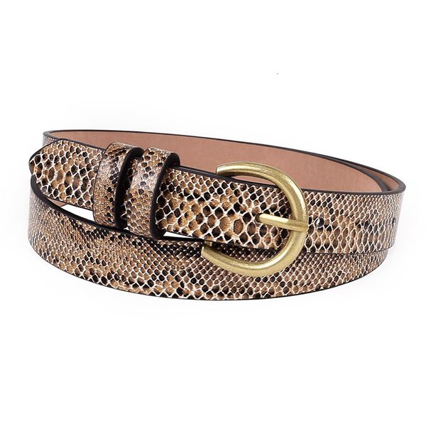 women's versatile decorative copper buckle belt, fashionable snake belt, simple pin buckle, trendy belt for women, Black;brown
women's versatile decorative copper buckle belt, fashionable snake belt, simple pin buckle, trendy belt for women, Black;brown