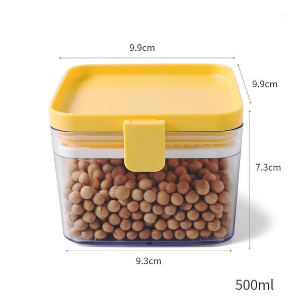 1pcs plastic container sealing storage canister with lid cereal containers flour tank for kitchen 500/1000/1600ml nw bottles & jars
1pcs plastic container sealing storage canister with lid cereal containers flour tank for kitchen 500/1000/1600ml nw bottles & jars