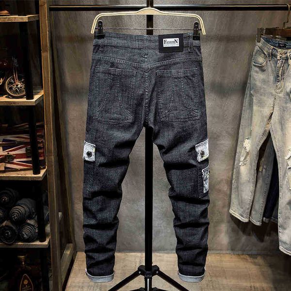 men's jeans jeans men stretch slim fit graffiti patchwork multi-pocket streetwear hip hop skateboard jogger denim j88z, Blue
men's jeans jeans men stretch slim fit graffiti patchwork multi-pocket streetwear hip hop skateboard jogger denim j88z, Blue