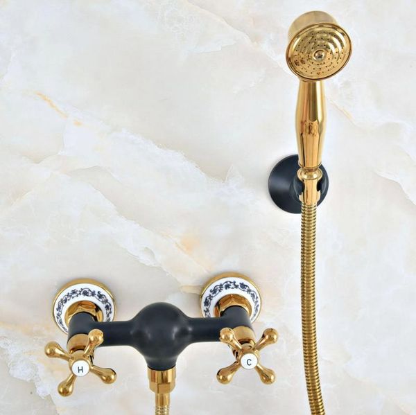 bathroom shower sets luxury gold color brass black oil rubbed bronze wall mounted hand held head faucet set bath mixer tap mna516
bathroom shower sets luxury gold color brass black oil rubbed bronze wall mounted hand held head faucet set bath mixer tap mna516