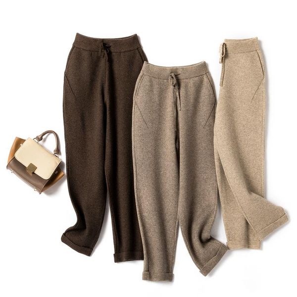 women's pants & capris quality knit female qiu dong foot haroun thickening of tall waist torre radish wear nine points, Black;white
women's pants & capris quality knit female qiu dong foot haroun thickening of tall waist torre radish wear nine points, Black;white