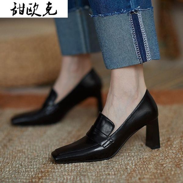 dress shoes fashion light color woman 2021 autumn est square toe thick heels pumps elegant women's heel women, Black
dress shoes fashion light color woman 2021 autumn est square toe thick heels pumps elegant women's heel women, Black