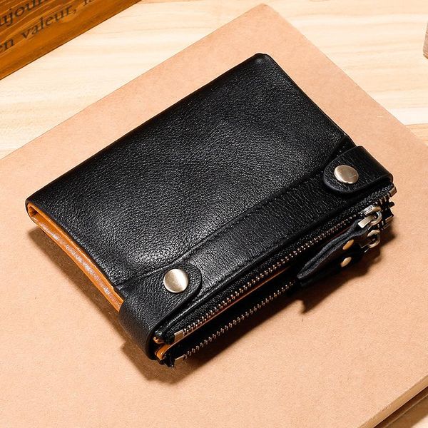 wallets luxury designer mens wallet genuine leather short holders hasp vintage male purse coin pouch multi-functional cards clip, Red;black
wallets luxury designer mens wallet genuine leather short holders hasp vintage male purse coin pouch multi-functional cards clip, Red;black