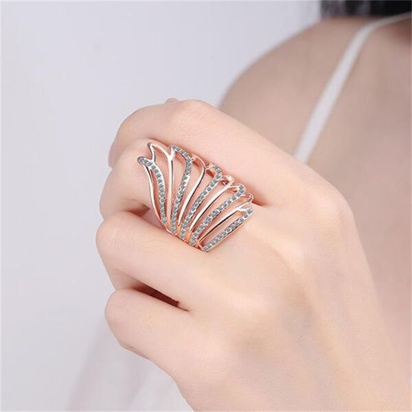 wedding rings shqiyayi women ring lady accessories anniversary gift charm party stainless steel cubic zircon fashion jewelry 338, Slivery;golden
wedding rings shqiyayi women ring lady accessories anniversary gift charm party stainless steel cubic zircon fashion jewelry 338, Slivery;golden