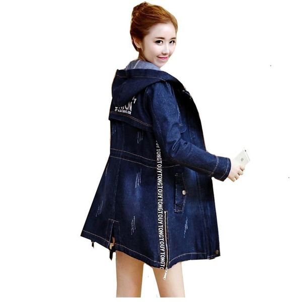 women's jackets 2021 denim hooded jeans coat women vintage slim jacket casual spring&autumn ladies basic plus size, Black;brown
women's jackets 2021 denim hooded jeans coat women vintage slim jacket casual spring&autumn ladies basic plus size, Black;brown