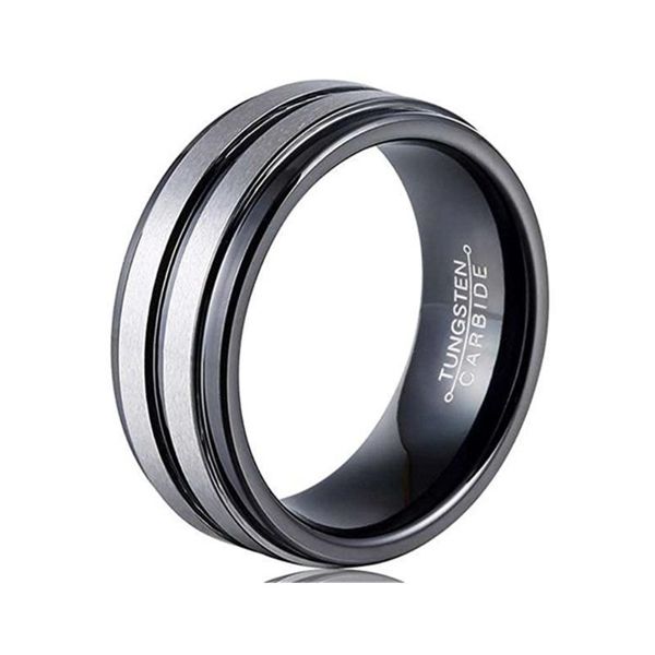wedding rings fashion creative 8mm black frosted titanium steel ring party accessories luxury jewelry, Slivery;golden
wedding rings fashion creative 8mm black frosted titanium steel ring party accessories luxury jewelry, Slivery;golden
