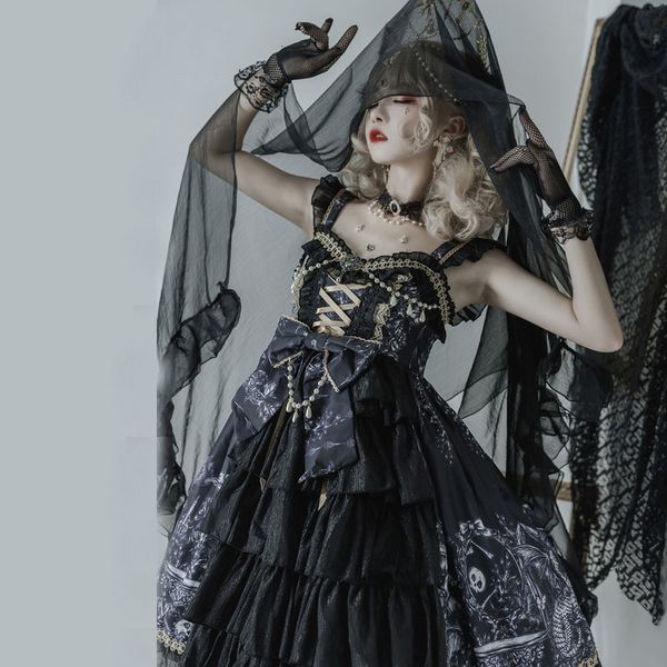 luxury casual dresses korean mushroom cool {}~ dign lolita dragon demon girl gothic dark jsk suspender drs, Black;gray
luxury casual dresses korean mushroom cool {}~ dign lolita dragon demon girl gothic dark jsk suspender drs, Black;gray