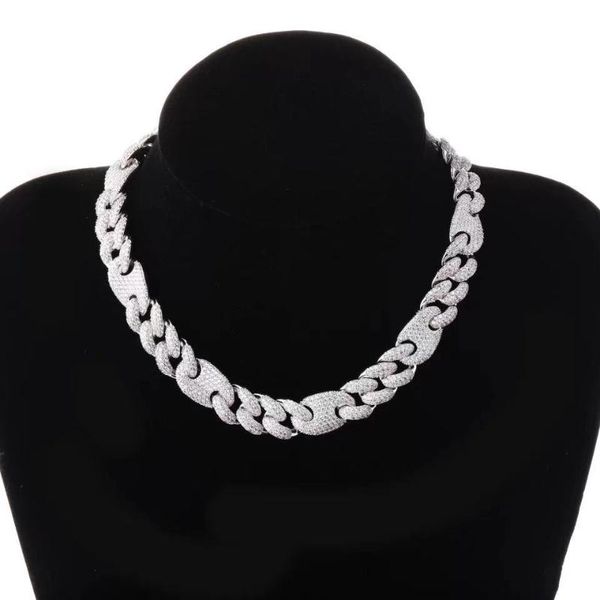 chains 20mm miami box clasp cuban link chain gold necklace iced out cubic zirconia bling hip hop for men jewelry, Silver
chains 20mm miami box clasp cuban link chain gold necklace iced out cubic zirconia bling hip hop for men jewelry, Silver