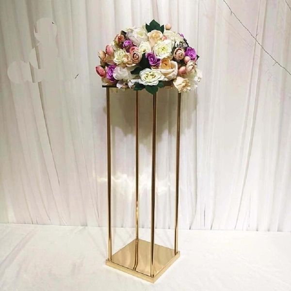 party decoration 12pcs square wedding metal gold flower vase column stand for centerpiece
party decoration 12pcs square wedding metal gold flower vase column stand for centerpiece