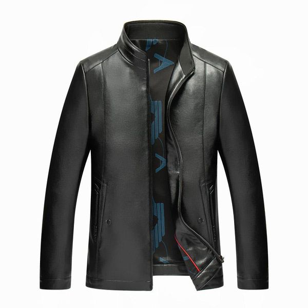 men's leather & faux winter and autumn genuine jacket men short black coat male real sheepskin jackets jaqueta masculina 836
men's leather & faux winter and autumn genuine jacket men short black coat male real sheepskin jackets jaqueta masculina 836