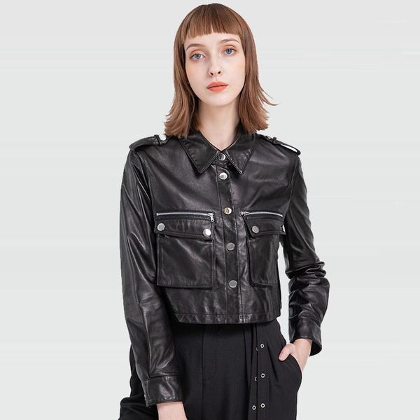 spring autumn fashion women moto biker faux leather jackets ladies soft short loose pu jacket street casual outwear women's &, Black
spring autumn fashion women moto biker faux leather jackets ladies soft short loose pu jacket street casual outwear women's &, Black