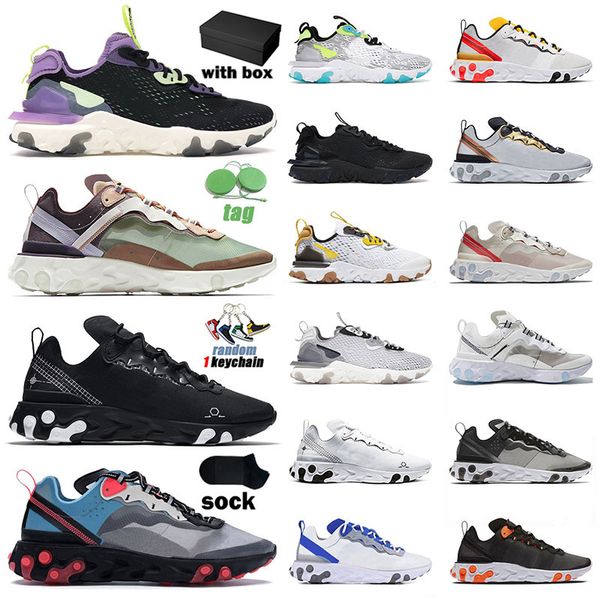 with box element 87 type running shoes designer vision 55 mens women mesh breath able sport sneaker trainers metallic gold triple black gree
with box element 87 type running shoes designer vision 55 mens women mesh breath able sport sneaker trainers metallic gold triple black gree