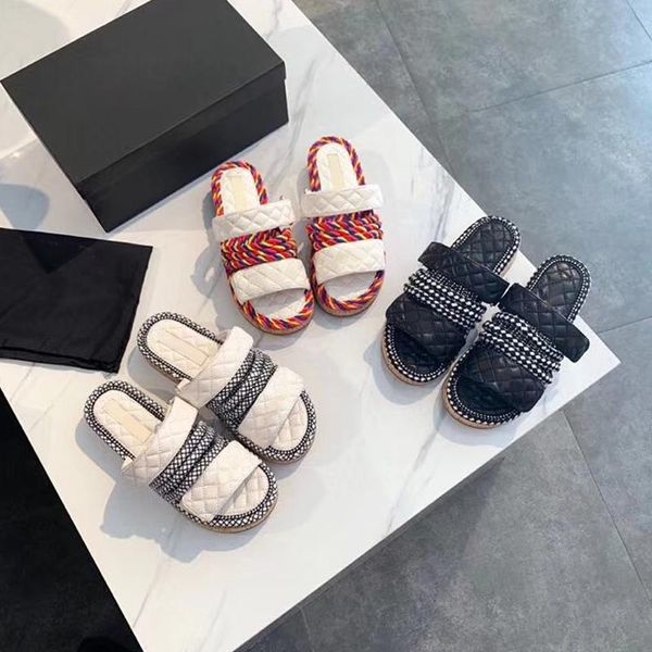 2021 new leather ladies slippers fashion woven rope wood grain bottom sandals and slippers casual beach outdoor open toe sandals, Black
2021 new leather ladies slippers fashion woven rope wood grain bottom sandals and slippers casual beach outdoor open toe sandals, Black
